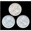 Image 2 : CANADA 25 Cents 1918-1930. A Lot of 3 George V Coins Very Fine-Extra Fine
