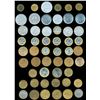 Image 1 : FRANCE 1922-1994. A Lot of 95 Republic Coins in Various Values Fine-Unc