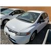 Image 2 : 2008 HONDA CIVIC, WHITE, 4DRSD, GAS, AUTOMATIC, VIN 2HGFA16428H000789, 104,538KMS,