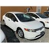 Image 1 : 2008 HONDA CIVIC, WHITE, 4DRSD, GAS, AUTOMATIC, VIN 2HGFA16428H100651, 118,085KMS,