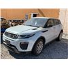 Image 2 : *MUST TOW* 2016 LAND ROVER RANGE ROVER EVOQUE, BLUE, 4DRSW, GAS AUTOMATIC, VIN SALVD2BG6GH130725,