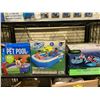 Image 1 : H2OGO! FAMILY POOL PORTABLE XXL PET POOL KIT & 2 TOBIN SPORTS WHITEWATER RUSH RIVER TUBE 2-PACKS