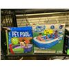 Image 2 : H2OGO! FAMILY POOL PORTABLE XXL PET POOL KIT & 2 TOBIN SPORTS WHITEWATER RUSH RIVER TUBE 2-PACKS