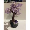 Image 2 : AMETHYST TREE ON AMETHYST BASE APPROX 14" RETAIL $2,400