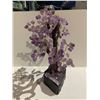 Image 2 : AMETHYST TREE ON AMETHYST BASE APPROX 14" RETAIL $2,400