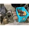 Image 1 : BUSY BEE SANDER WITH BIN OF SANDPAPER, & TRADE MASTER DRILL PRESS