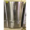 Image 1 : FRIGIDAIRE GALLERY STAINLESS STEEL FRENCH DOOR FRIDGE WITH ROLLOUT FREEZER *PARTS FOR REPAIR*