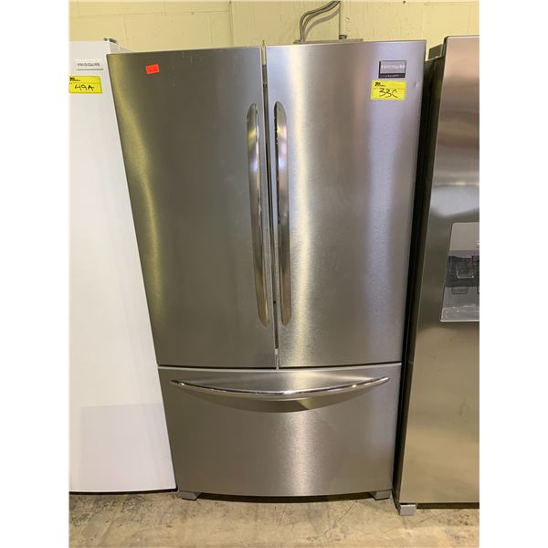 FRIGIDAIRE GALLERY STAINLESS STEEL FRENCH DOOR FRIDGE WITH ROLLOUT FREEZER