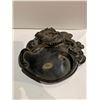 Image 1 : HEAVY TWAN STONE DRAGON INKWELL WITH CALLIGRAPHY