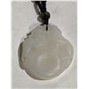 Image 2 : PALE WHITE JADE 'WHEEL OF WEALTH' PENDANT