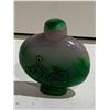 Image 1 : LAVENDER AND GREEN JADEITE SNUFF BOTTLE