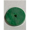 Image 1 : CIRCULAR SPINACH GREEN JADEITE DISC