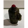 Image 2 : MOTTLED DARK GREEN NEPHRITE JADE SNUFF BOTTLE