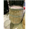 Image 2 : WOODEN WINE BARREL 3'