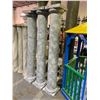 Image 1 : 3 MATCHING COLUMNS APPROX 7'