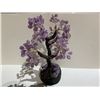 Image 2 : AMETHYST TREE ON AMETHYST BASE APPROX 14" RETAIL $1,800