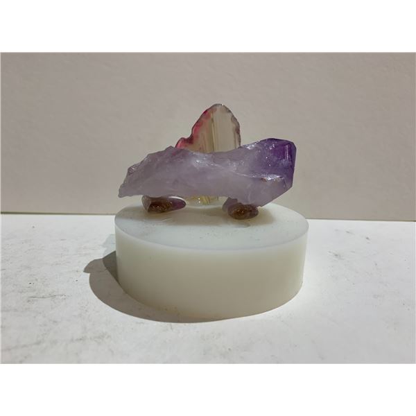 AMETHYST POINT DISPLAY RETAIL $489 (STONE UNATTACHED)