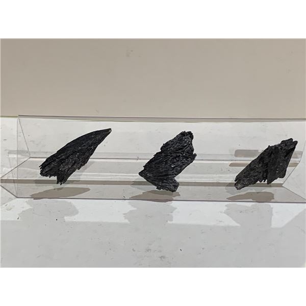 GENUINE BLACK KYANITE ART DISPLAY RETAIL $1,589