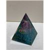 Image 2 : BLUE QUARTZ ORGONITE PYRAMID RETAIL $389