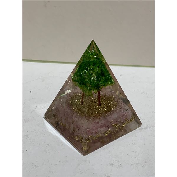 ROSE QUARTZ ORGONITE PYRAMID RETAIL $389