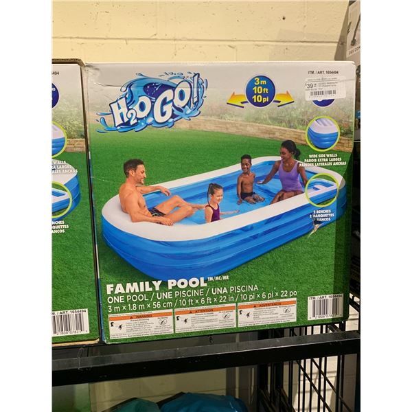 H2O GO INFLATABLE FAMILY POOL