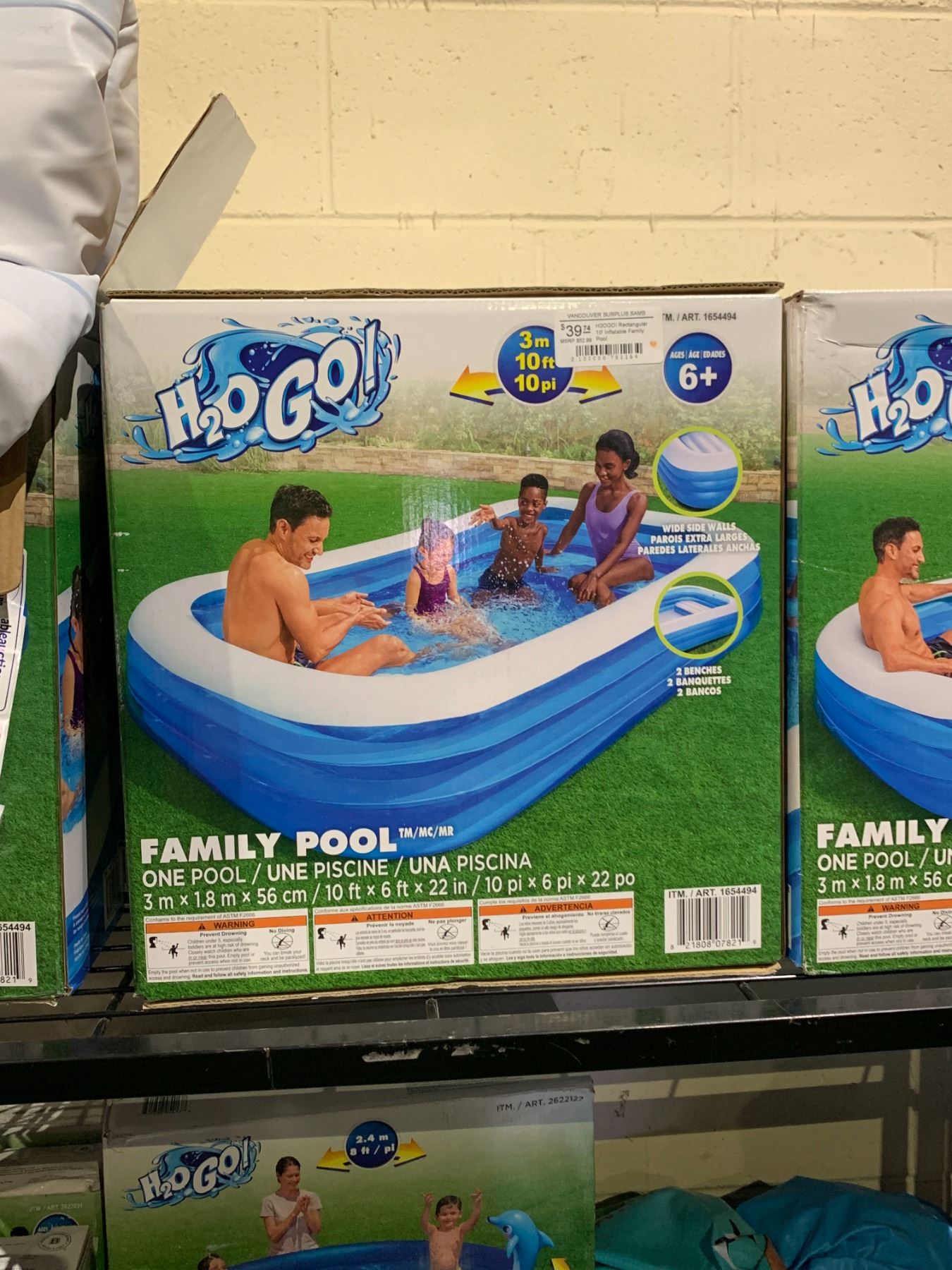 H2O GO INFLATABLE FAMILY POOL - Able Auctions