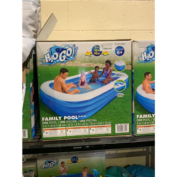 H2O GO INFLATABLE FAMILY POOL