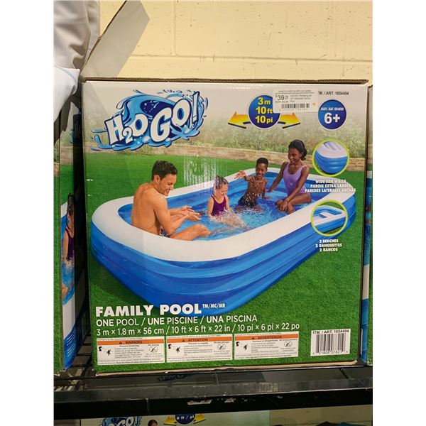 H2O GO INFLATABLE FAMILY POOL