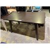 Image 1 : DINING TABLE APPROX 35 X 60" (SOME COSMETIC DAMAGE)