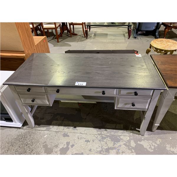 5 DRAWER DESK APPROX 60 X 28"