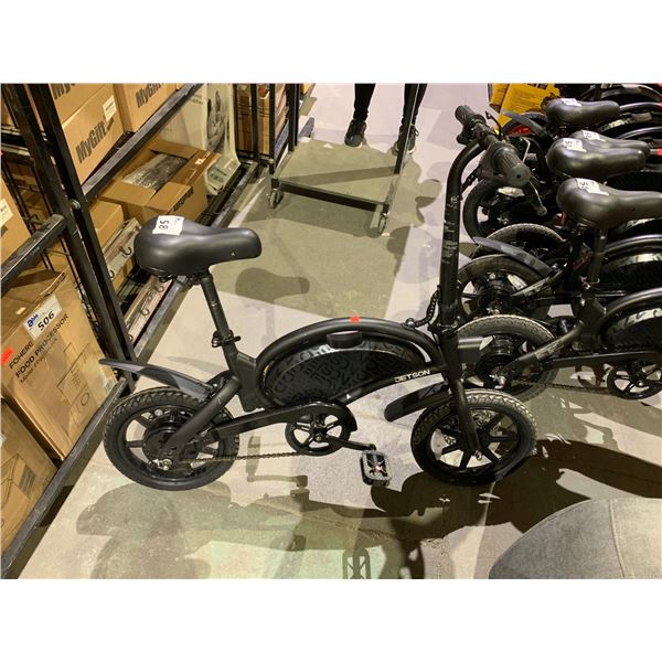 JETSON BOLT PRO FOLDING E-BIKE NO CHARGER, RUNNING CONDITION UNKNOWN