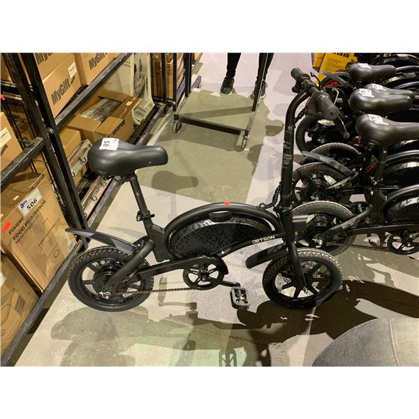 JETSON BOLT PRO FOLDING E-BIKE NO CHARGER, RUNNING CONDITION UNKNOWN