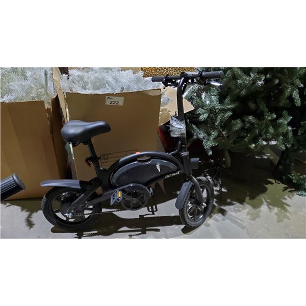 JETSON BOLT FOLDING E-BIKE WITH CHARGER (RUNNING CONDITION UNKNOWN)