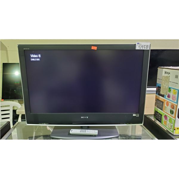 *TESTED WORKING* SONY BRAVIA 40  TV WITH POWER CORD, REMOTE & STAND