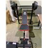 Image 1 : MARCY PRO WEIGHT BENCH WITH BARBELL, 2X 25LBS WEIGHTS, 2X 15LBS WEIGHTS, 2X 10LBS WEIGHTS & BAR