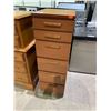 Image 1 : 6 DRAWER VANITY DRESSER WITH FOLD OUT MIRROR