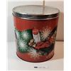 Image 1 : Coca Cola Santa Popcorn Tin Can 9 1/4”