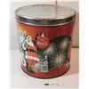 Image 3 : Coca Cola Santa Popcorn Tin Can 9 1/4”