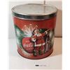 Image 4 : Coca Cola Santa Popcorn Tin Can 9 1/4”