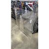 Image 1 : 2 CLEAR PLEXI GLASS PANELS 33.5" X 39" AND 26" X 22"