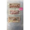 Image 2 : 3 CANADIAN $2 BILLS LAST 3 ISSUES 1954, 1974, 1986