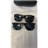 Image 2 : 3 PAIRS AUTHENTIC RAY BAN SUNGLASSES W/ 1 CASE