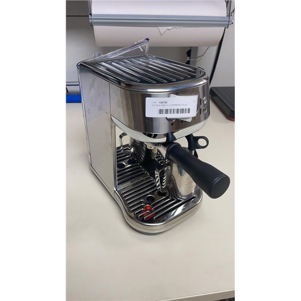 AS NEW BREVILLE BAMBINO PLUS ESPRESSO MACHINE TESTED AND WORKING - RETAIL $649