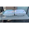 Image 1 : 2 HP DESKJET PRINTERS POWER ON NEEDS INK 2742E AND 2734E - RETAIL $119