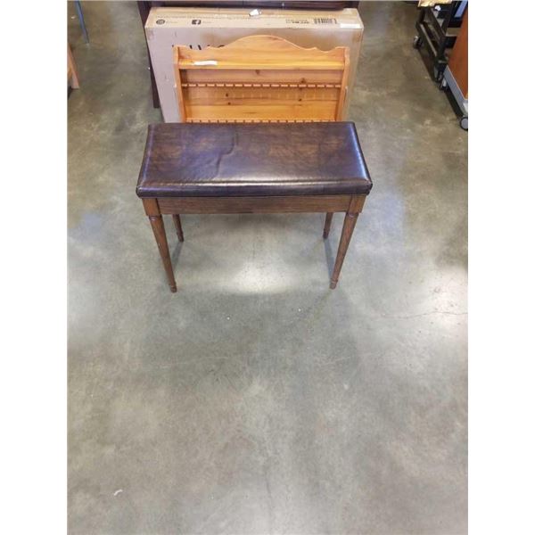 STORAGE BENCH AND DISPLAY RACK