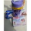 Image 3 : LOT OF CADBURY HOT CHOCOLATE FROTHY CHOCOLATE AND TWIX DRINK MIXES WITH PUDDING/ PIE FILLING POWDER-