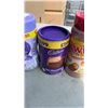 Image 3 : LOT OF CADBURY HOT CHOCOLATE MILK CHOCOLATE AND TWIX DRINK MIXES WITH PUDDING/ PIE FILLING POWDER- B