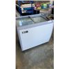 Image 1 : DOUBLE SLIDING DOOR TOP LOAD FREEZER - TESTED AND WORKING, LESS THAN 1 YEAR OLD, VERY GOOD CONDITION