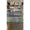 Image 3 : 4FT SEVILLE CLASSIC METAL RACK W/ SHELVES AND WHEELS