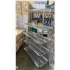 Image 2 : 4FT SEVILLE CLASSIC METAL RACK W/ SHELVES AND WHEELS